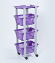 CARRELLO ROBUSTINO 3 PIANI + VASSOIO 1