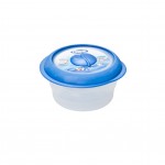 Round container blue, fuchsia, green CM.10XH.6 L.0,25