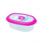 RECT. CONTAINER blue, fuchsia, green CM.15X10XH.6L.0,45