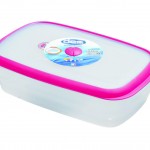 Rectangular container blue, fuchsia, green - Lt. 2,4