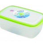 Rectangular container blue, fuchsia, green - Lt. 5,4