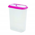JAR W/DISPENSER blue, fuchsia, green CM.17X9,5XH22 L.2