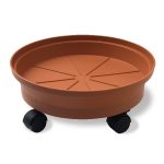 Plant saucer w/wheels cm. 37