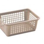 Small basket dove-grey cm12x16xh6