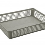 Small basket cm 24x32xh6 dove-grey