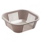 Bread basket cm 21X21Xh8 dove-grey