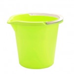 Bucket w/ spout and handle diam. cm32xh29, capacity  lt.12 lime