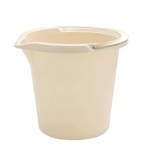 Bucket w/ spout and handle diam. cm28xh25, capacity  lt.8 butter