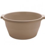 Rectangular basin with handles diam. cm.42xh21, capacity  lt.20 dove-grey