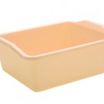 Rectangular laundry basin cm.34x34xh14 butter