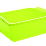 Rectangular basin w/handles dimensions cm.30x37xh14, capacity  lt.10 butter