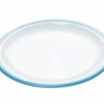 PICASSO - Dinner plate diam.25 x h.2 cm assorted colors red, orange, yellow, green, blue, light blue