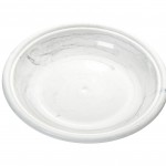 Soup plate 22 x h 3 cm grey marble