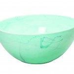 Salad bowl 24 x h 11 cm - Lt. 2,7 grey marble