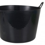 Round flexible basket black 60lt