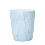 Whate glass cc. 330 green, blue, pink marble