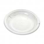 Soup plate 22 x h 3 cm pink marble, green, blue