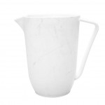 Graduated jug 13-19 x h 21 cm - Lt. 1,5 pink marble, green, blue