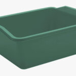 Rectangular basin with handles, 30 × 37 × H14 cm, capacity 10 L, ECO