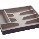 Cutlery tray 34 x 26 x h 4,5 cm dove-grey