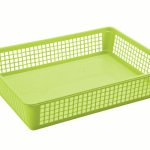 Small basket cm 24x32xh6 lime