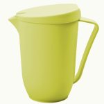 Measuring jug w/cover lime Lt. 1,5