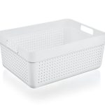 Large Organizer white and anthracite 32.5x23.5x14cm